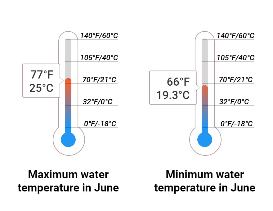 Average Sea temperature